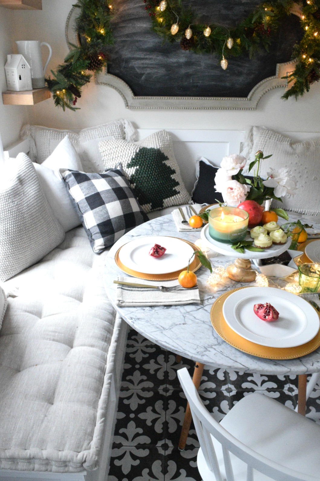 Christmas Entertaining Ideas and Casual Table Setting  Nesting With Grace