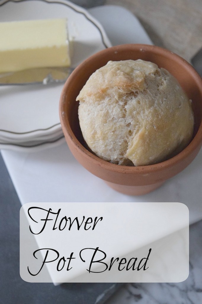 Recipe for bread in flower pots