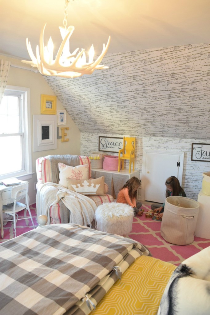 Decor for kids- girls bedroom with nesting with grace