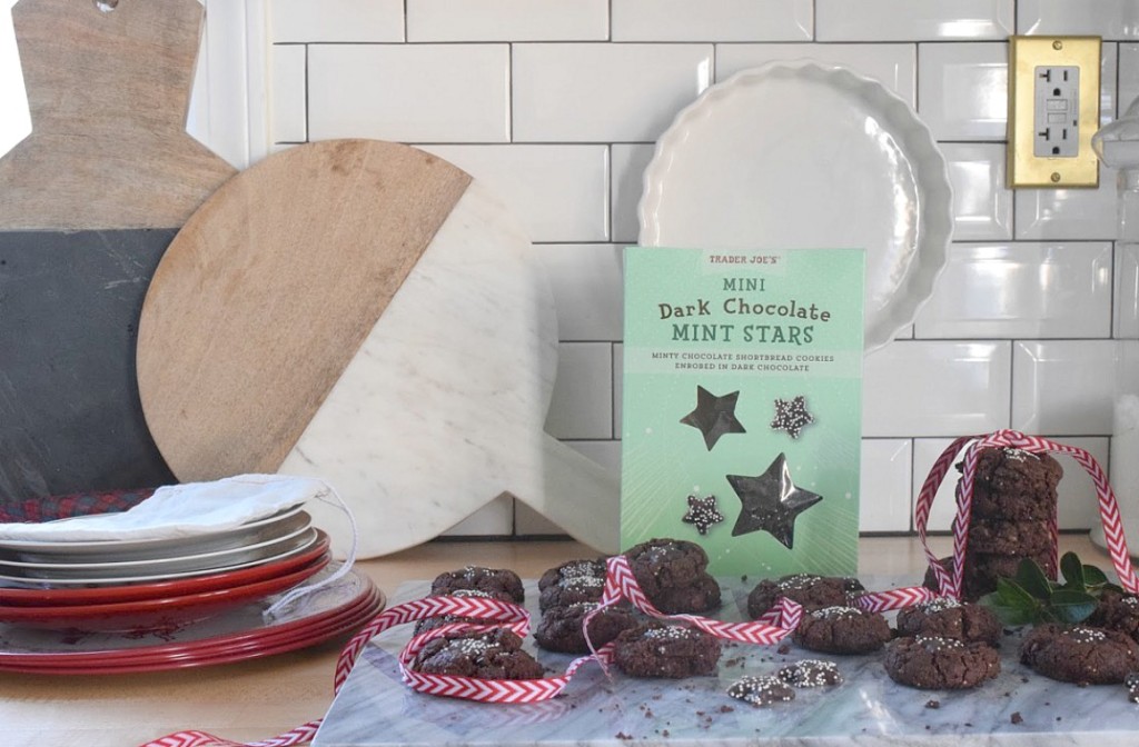 Mint Star Cookie Recipe with Trader Joe Stars