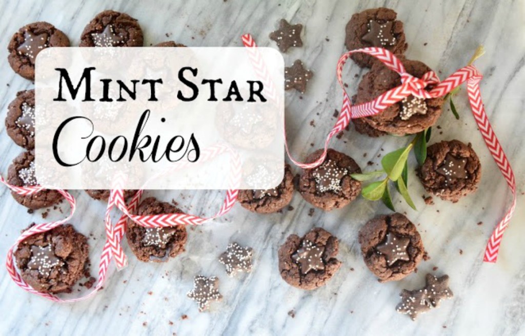 Mint Star Cookies with Trader Joes Mint Stars Recipe