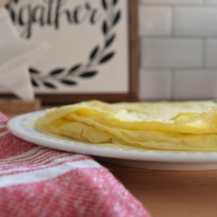 Birthday traditions and crepe recipe