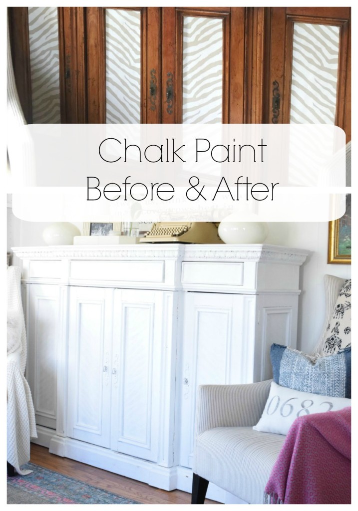 Painting with mud paint and chalk paint DIY