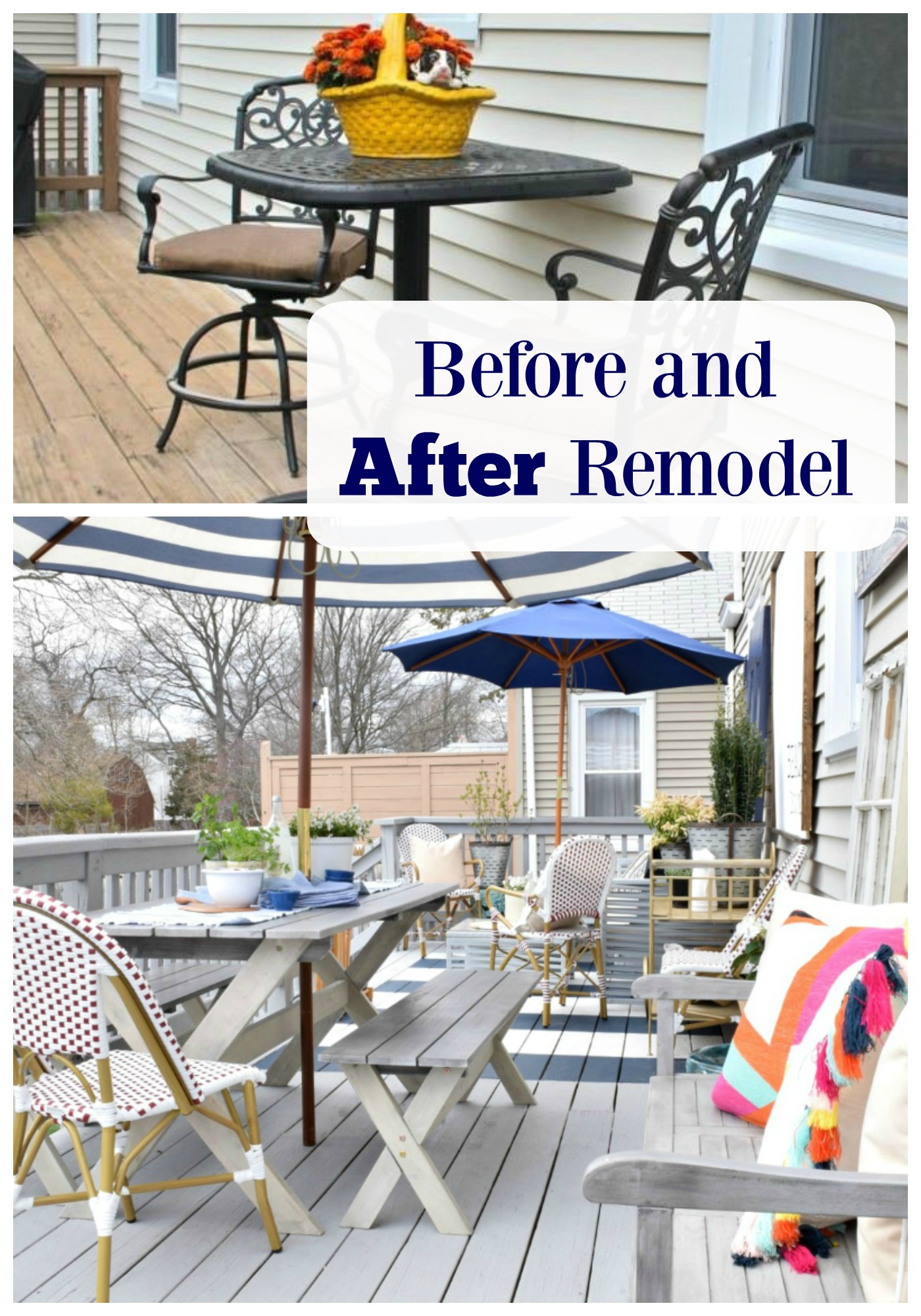 Backyard Deck Remodel - Nesting With Grace