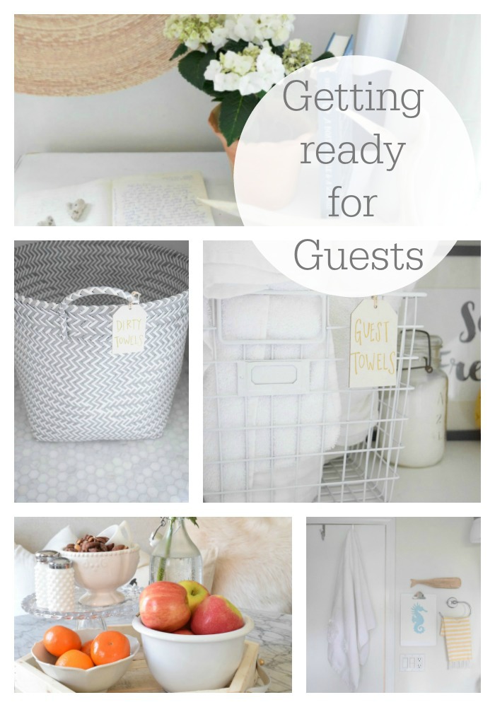 Getting ready for guests and guest room