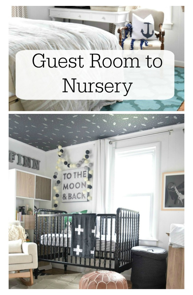 baby boy nursery before and after