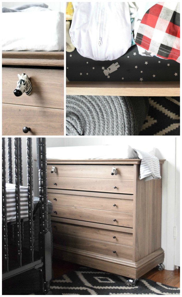 baby boys nursery changing table