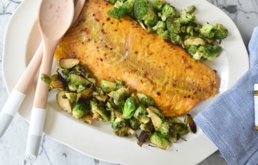 Favorite Healthy Dinner Mustard Salmon Recipe