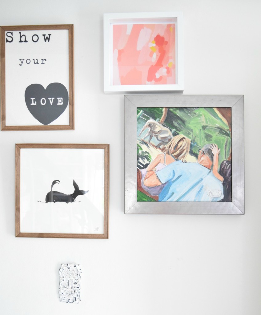 living room DIY and art from deannart
