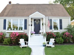 Exterior update and curb appeal cape cod style home