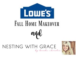 Lowes fall home makeover application
