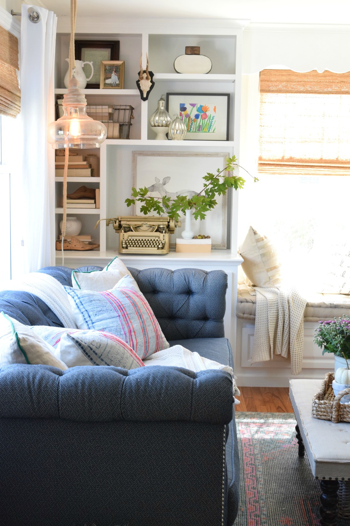 Eclectic Fall Home Tour - Nesting With Grace