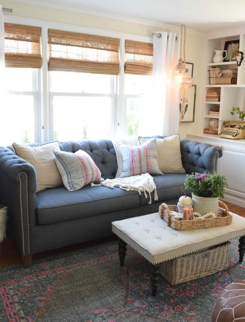 Fall Home Decor Ideas and Eclectic Vintage Fall Home Tour