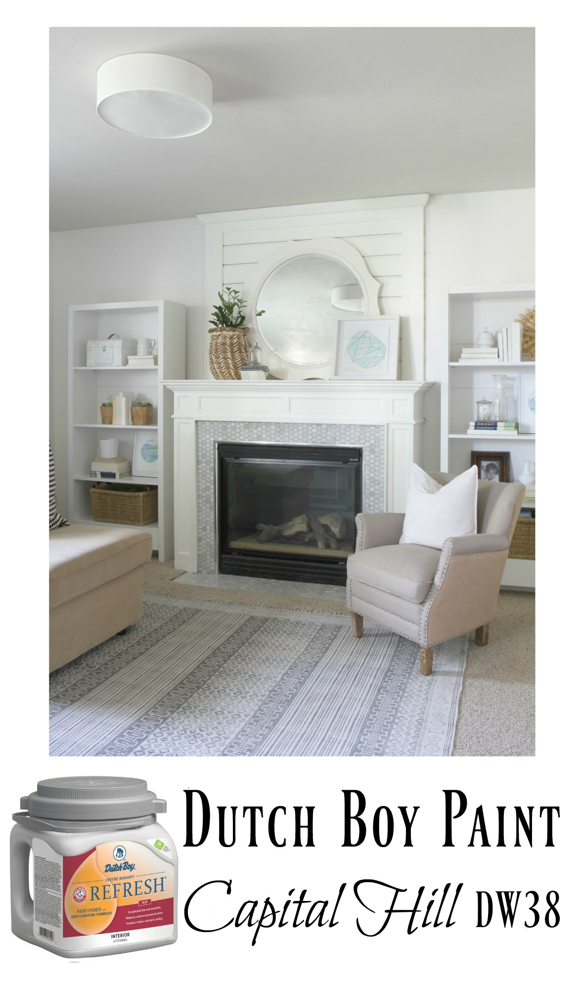 Bright White Paint Refresh - Nesting With Grace