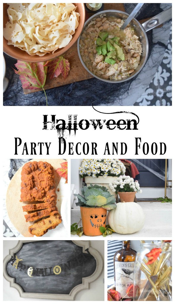 Halloween decorations and Halloween Food Ideas for a Halloween Party