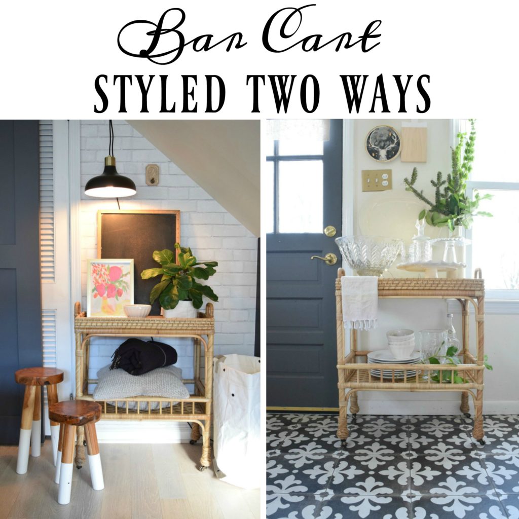 Bar Cart Styling Tips- For Everyday Use