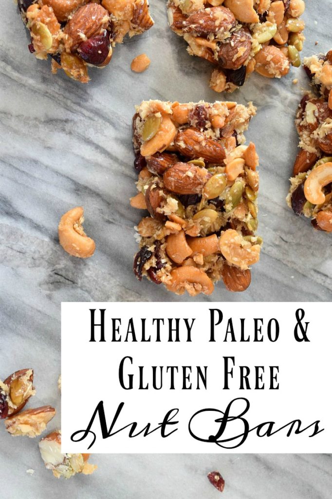 Healthy Paleo and Gluten Free Nut Bars