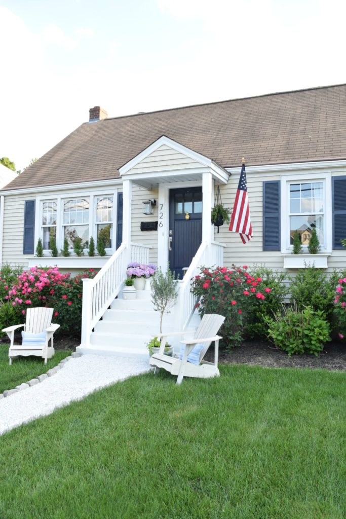  Most Popular Blog Posts of 2016- Curb Appeal White Porch Remodel