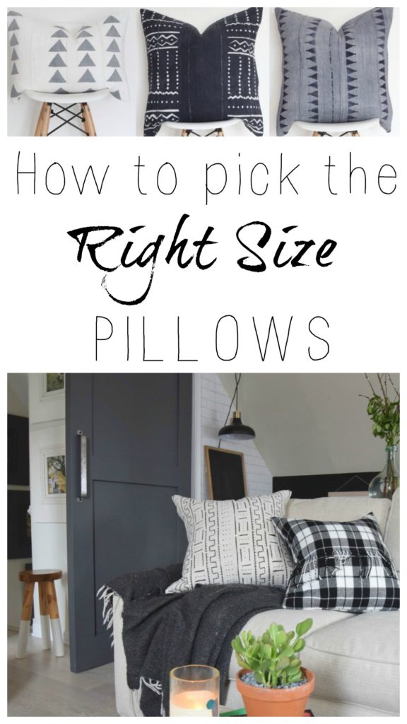 How to Pick the Right Size Pillows