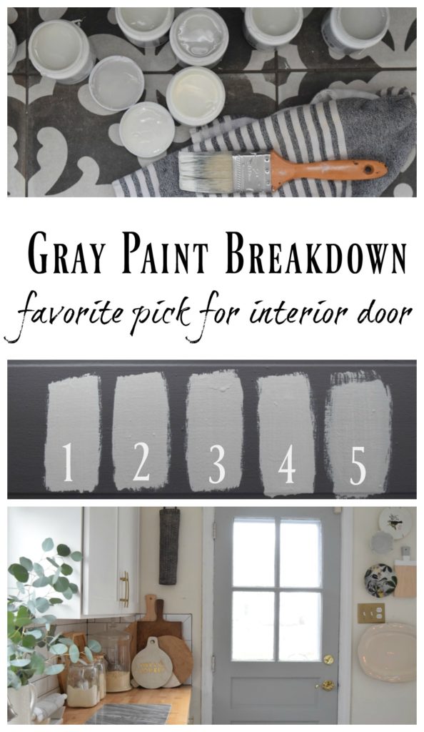 Gray Paints- For Interior Door- 7 Gray Paints Tested