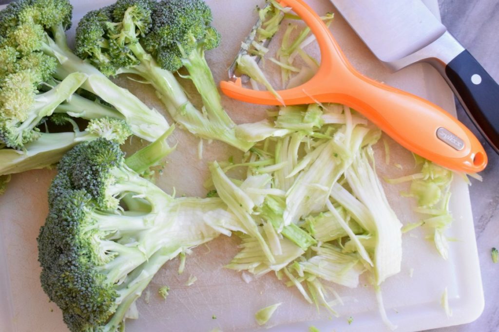 Avoid Food Waste- 5 Tips - Use all of the broccoli 