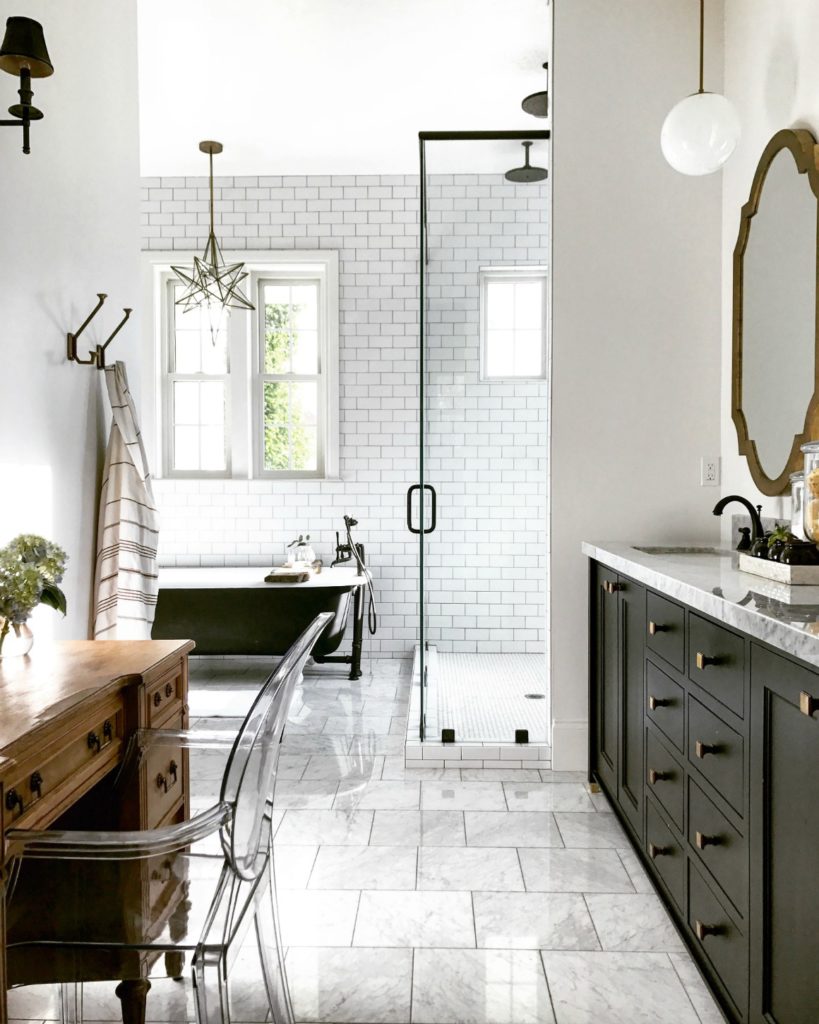 Master Bathroom- Mixing New with the Old