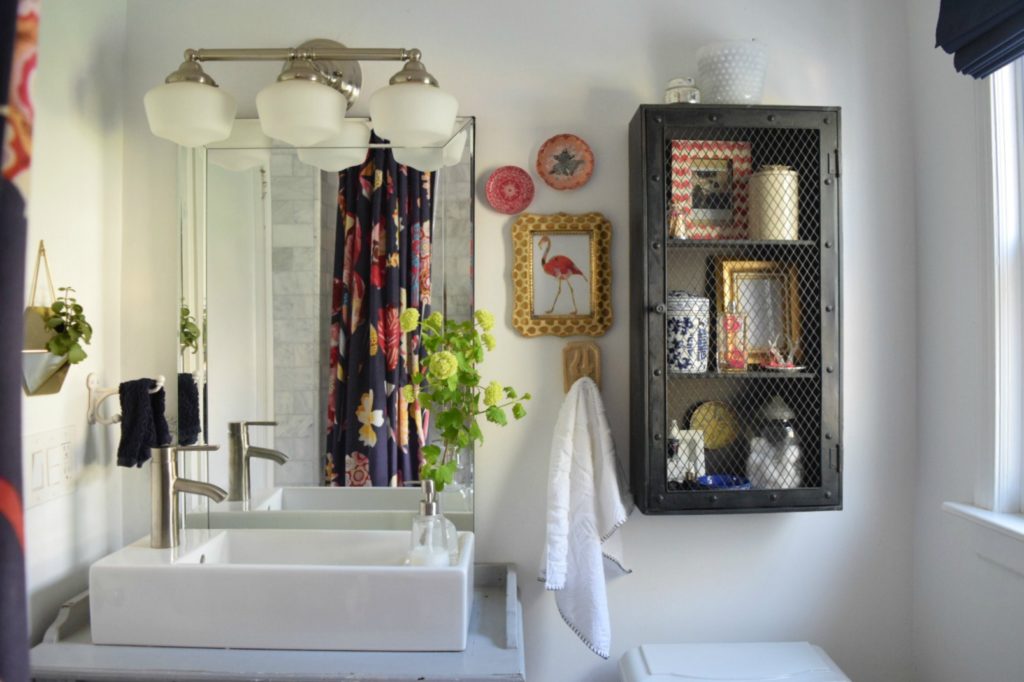 Small Bathroom Ideas- Storage in our Tiny Cape
