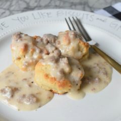 Biscuits and Gravy- Family Recipe and Paleo Version