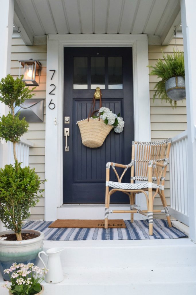 Front Door Ideas- Layered look on front porch