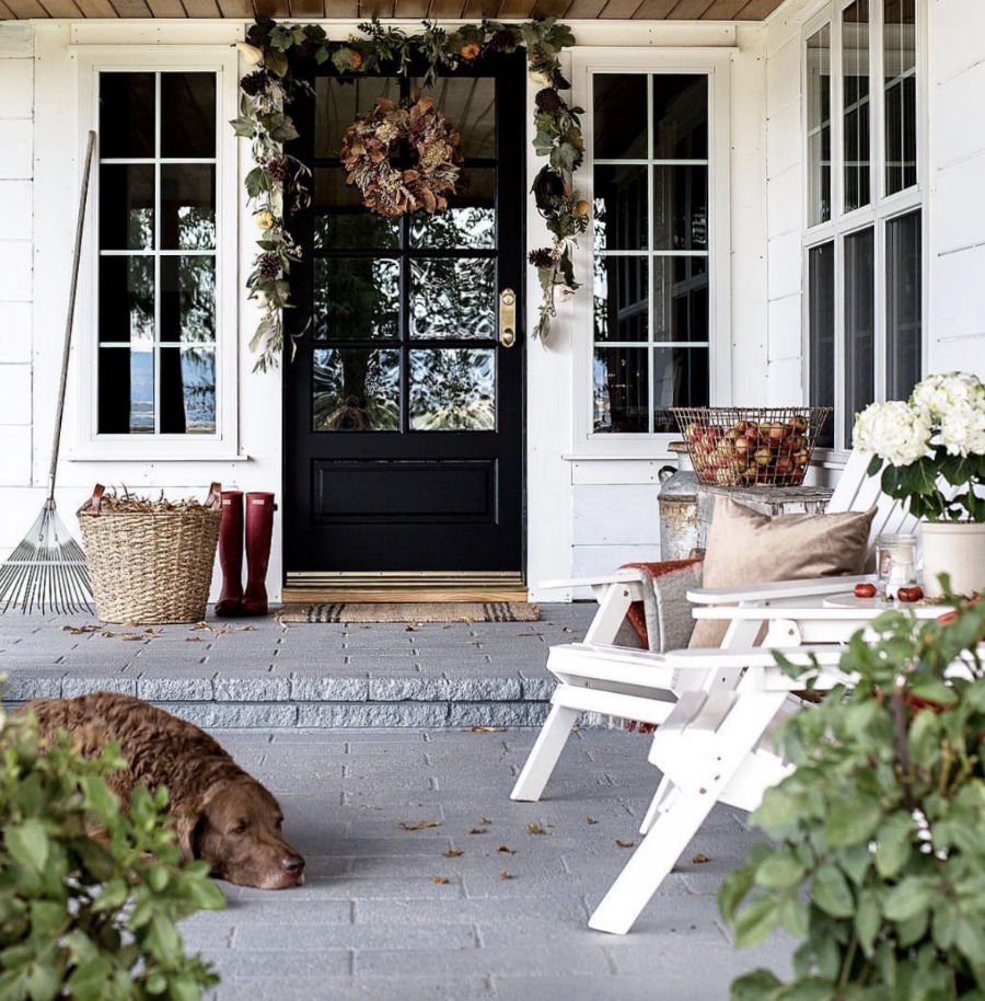 Fall Front Porch Inspiration and Ideas