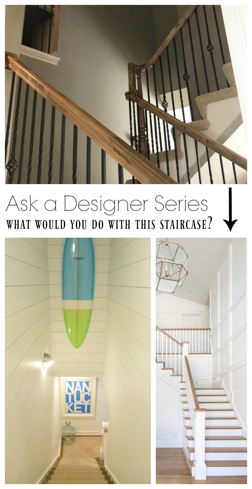 Ask a Designer Series- What would you do with this staircase?