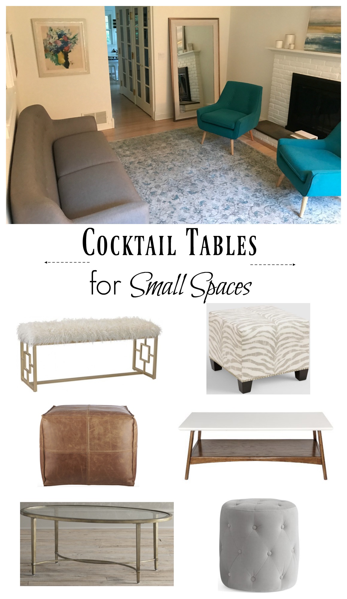Cocktail Table Ideas for Small Spaces