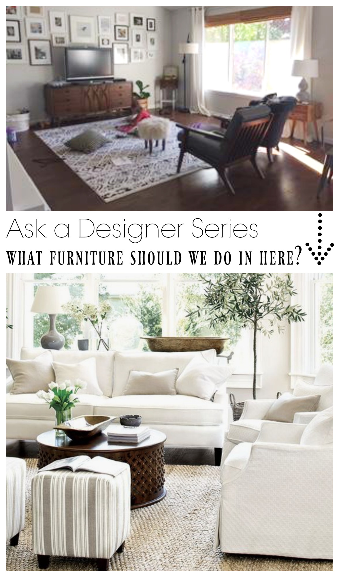 Ask a Designer Series- What should we do in our Family Room?