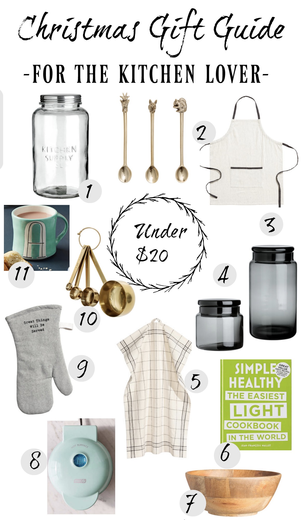 Christmas Gift Guide- For the Kitchen Lover