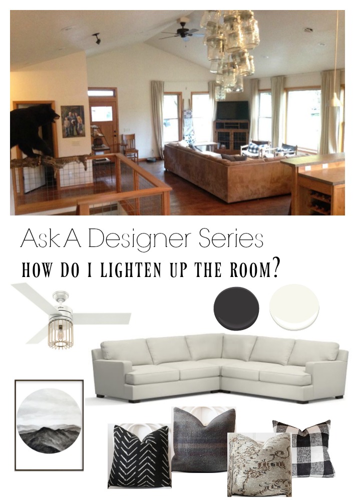 Ask a Designer Series- How to Lighten up a Dark Room