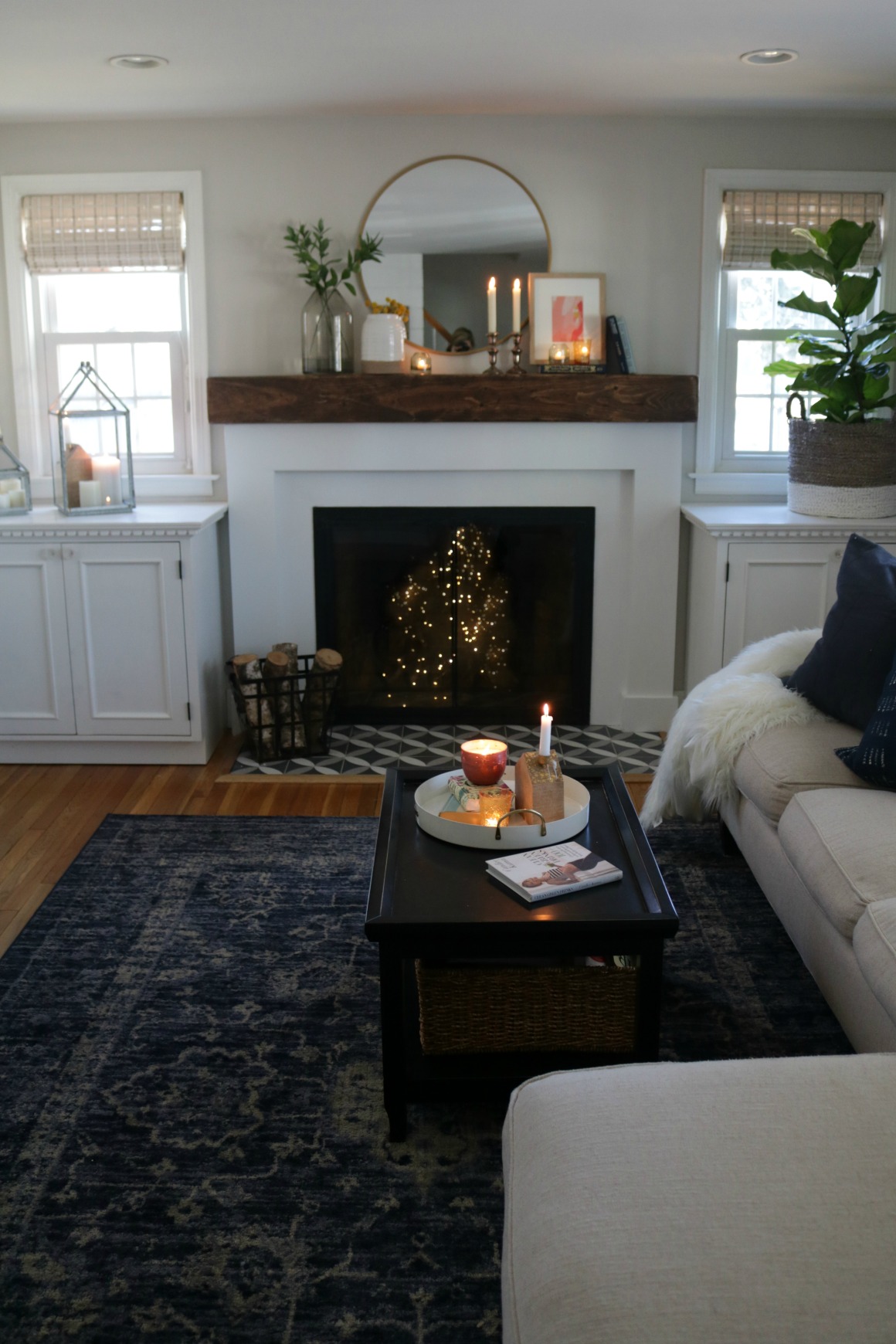fireplace sitting area decor on Fireplace Makeover And Styled With Decor From Target Nesting With Grace