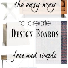 How to create a Design Board that is FREE and EASY