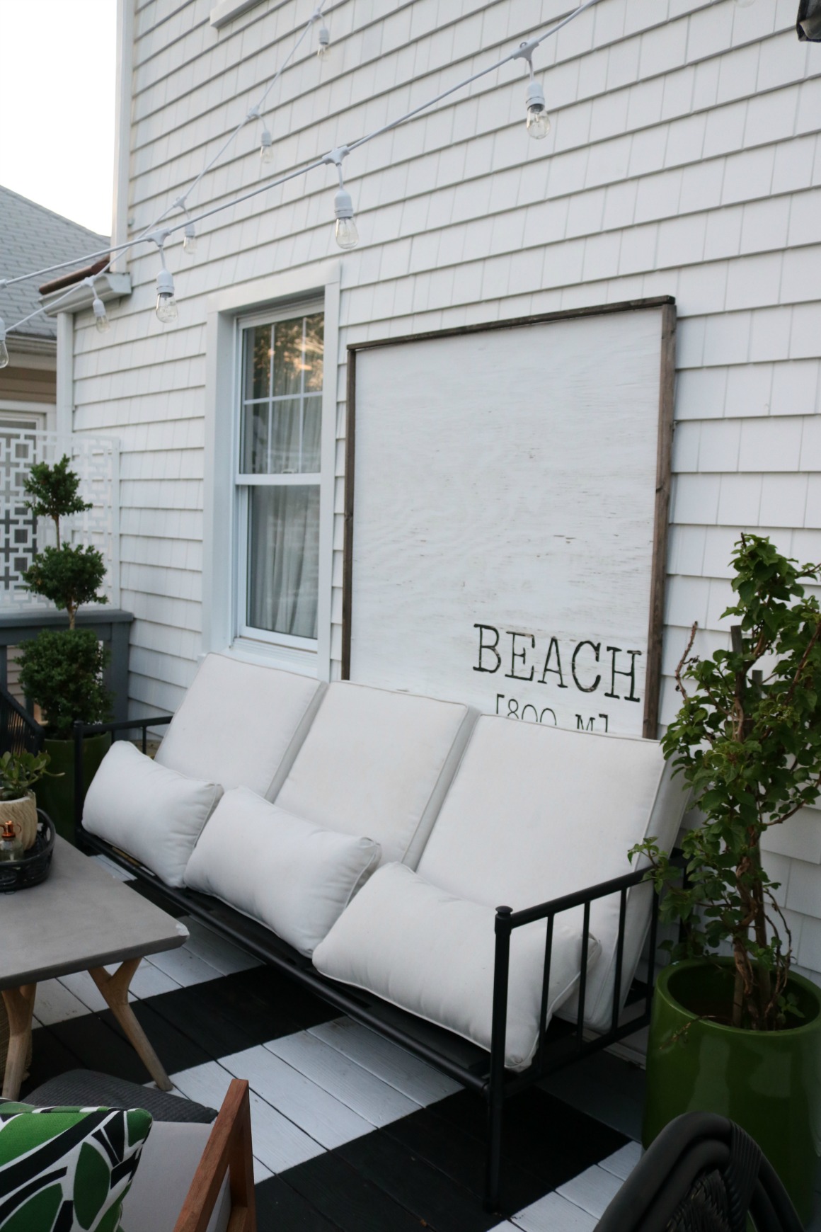 green patio cushion on How We Clean Our Outdoor Cushions Indoor Cushions And Rugs Nesting With Grace