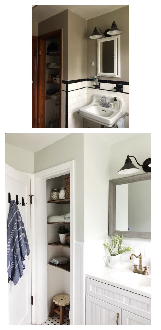 Before and After- Bathroom Makeover
