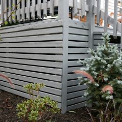 DIY Deck Makeover- Removing Lattice from Deck