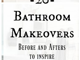 20 Bathroom Makeovers- Major Inspiration