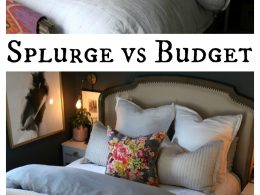 Splurge vs Budget Bedding- Bedding Two Ways