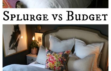 Splurge vs Budget Bedding- Bedding Two Ways