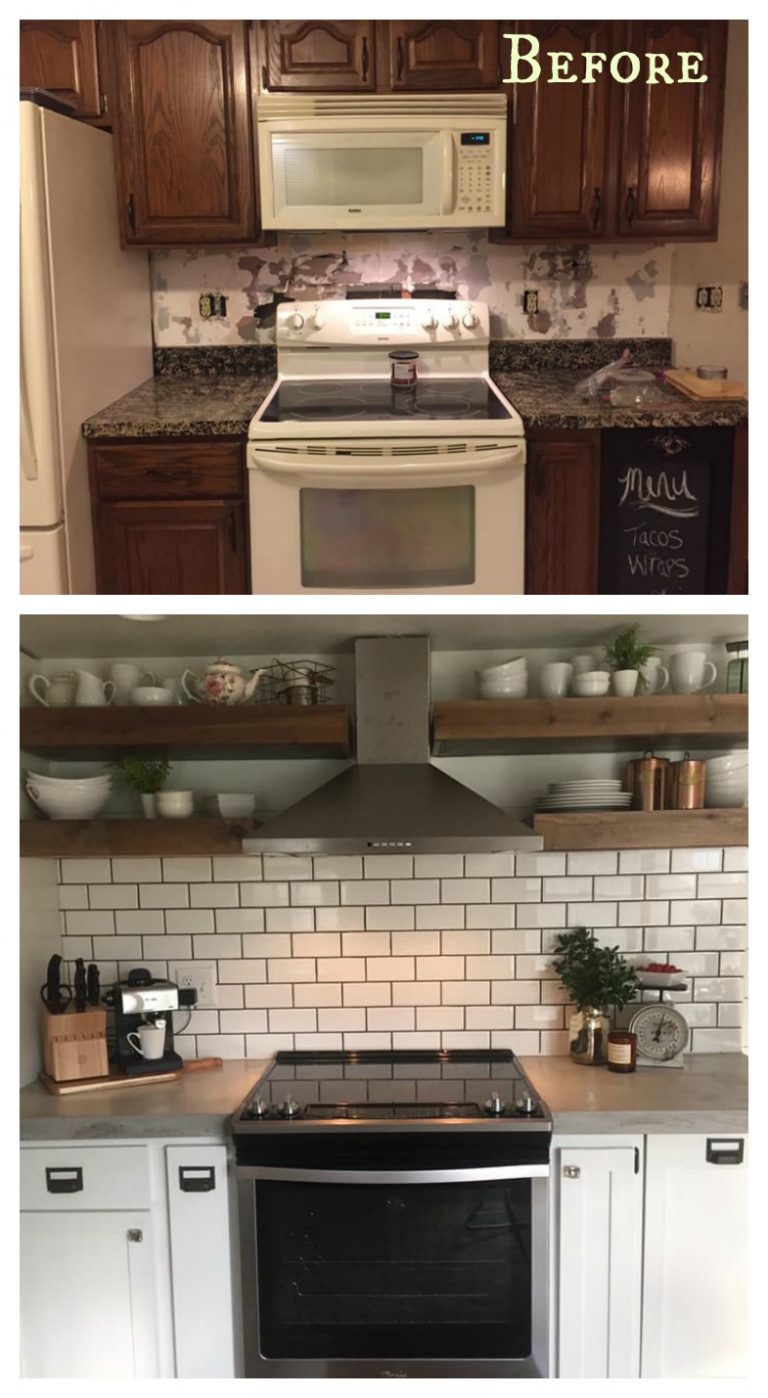 27 Inspiring Kitchen Makeovers- Before and After - Nesting With Grace