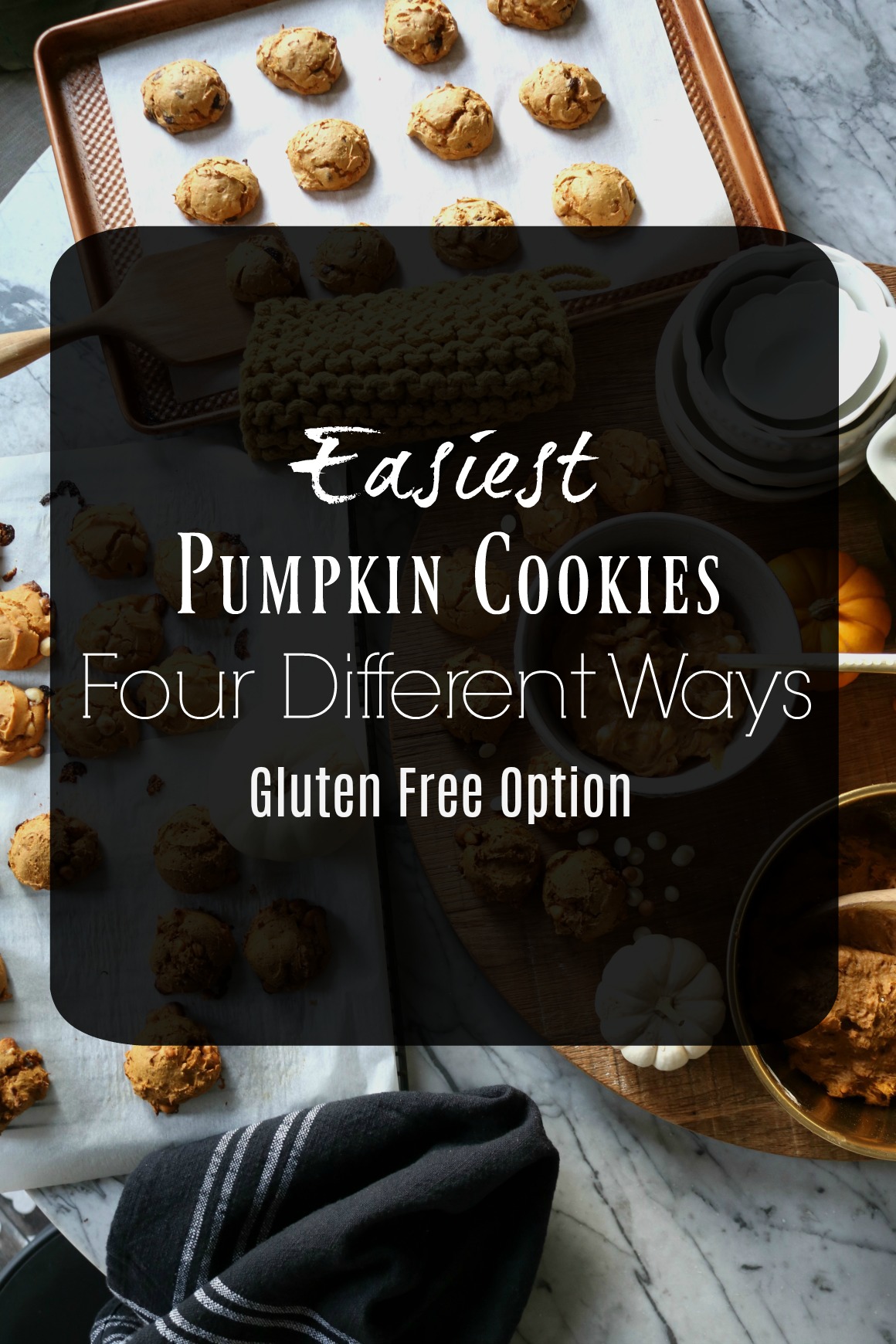 Easiest Pumpkin Cookies and Low Calorie!