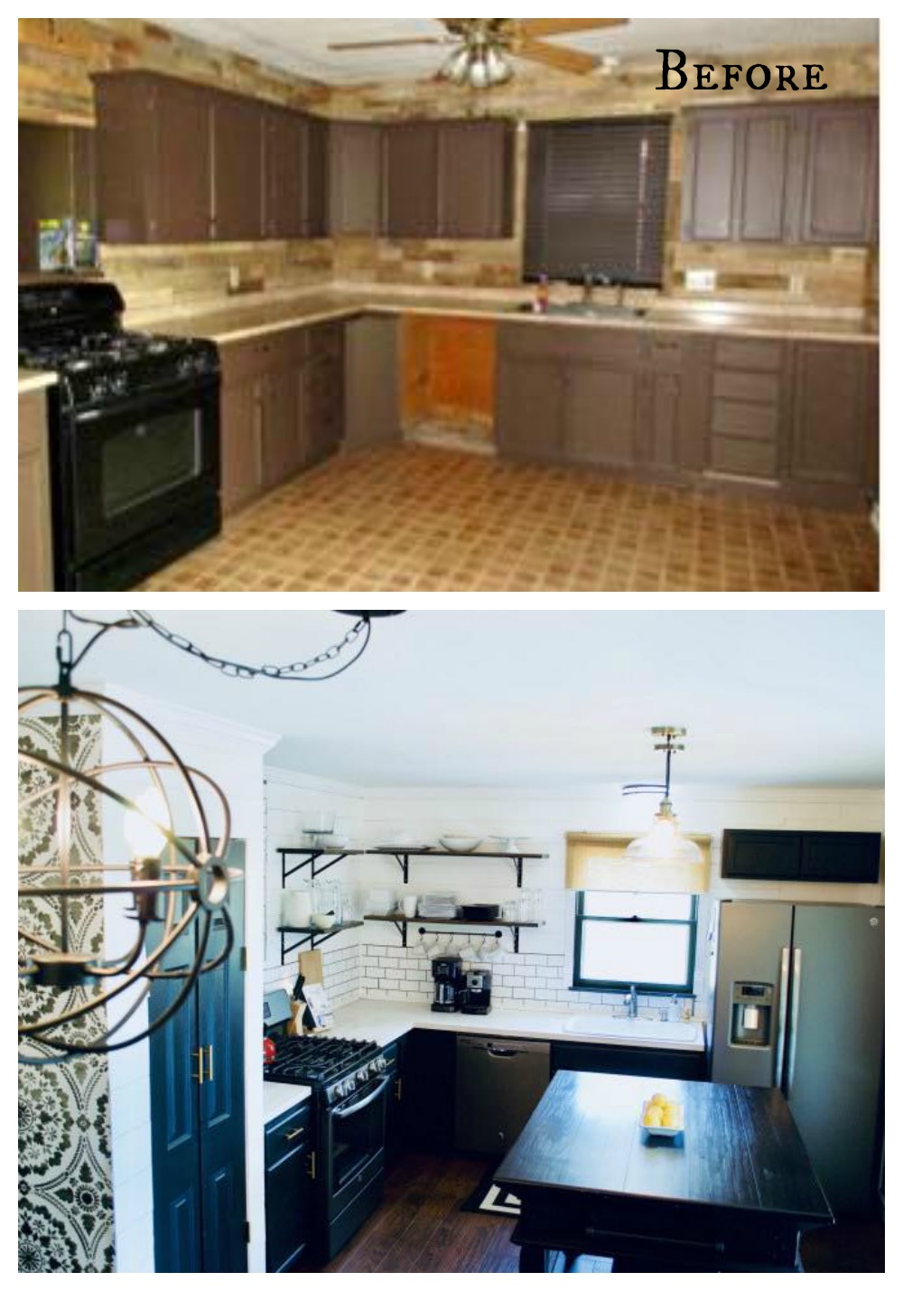 25 Inspiring Kitchen Makeovers  Before and After   Nesting With Grace