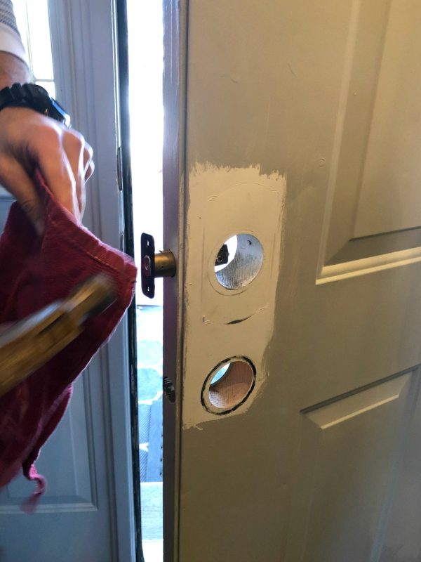 A closer look at Apartment Makeover With Modern Keyless Locks