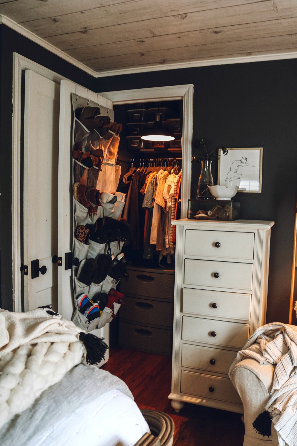 Marie Kondo- Organizing a Small Closet
