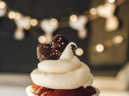 Red Velvet Cupcakes with the Fluffiest Frosting!