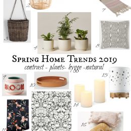 Spring Home Decor Trends 2019